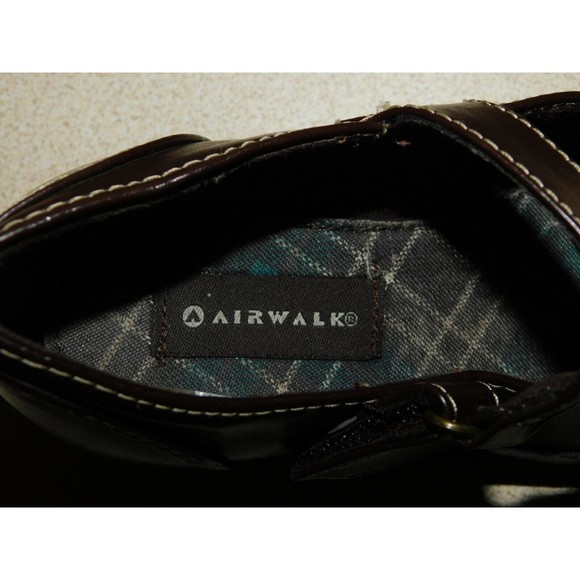 AIRWALK Girls Hook & Loop Closure Dress Up Shoes Brown Size 10 - Picture 3 of 9